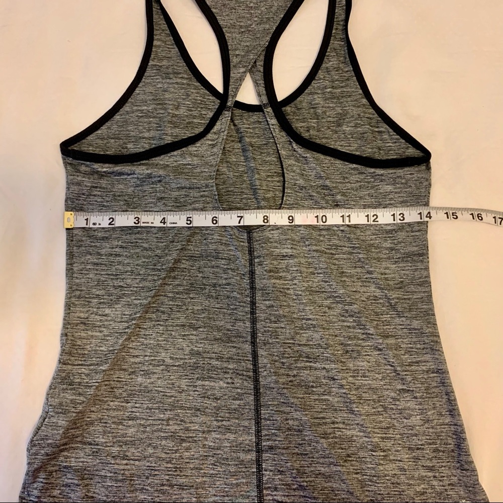 ADIDAS : Racerback Grey Workout Tank Top - Picture 12 of 13